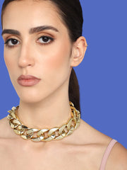 Gold Plated Party Designer Necklace