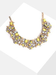 Gold Plated Designer Stone Necklace