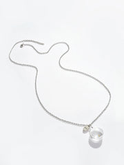 Silver Plated Designer Pendant Chain