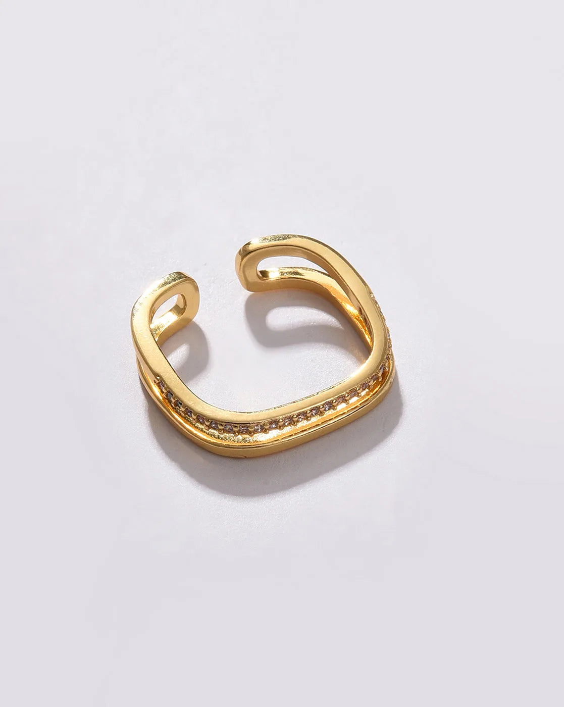 Gold Plated Designer Ring