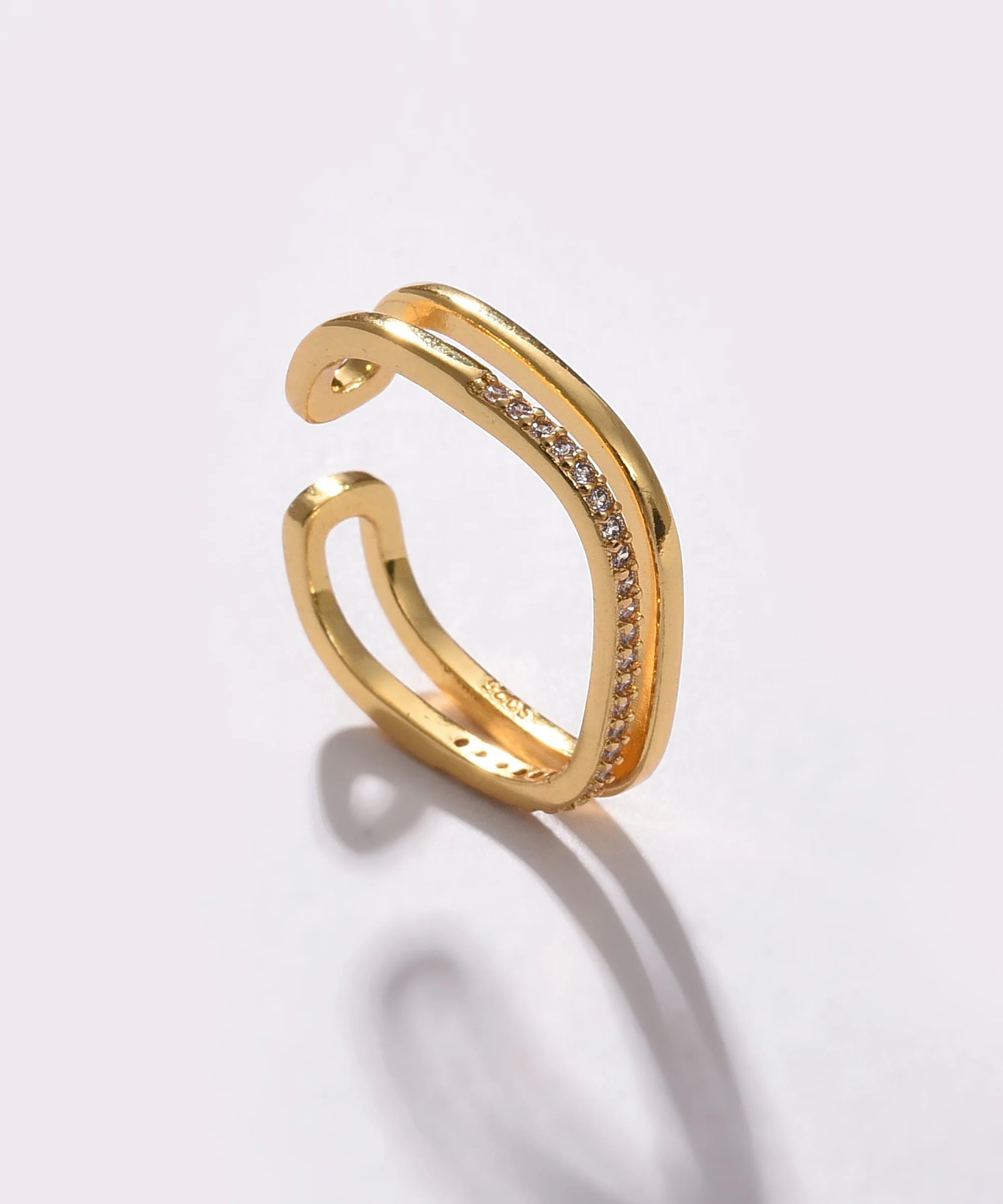 Gold Plated Designer Ring