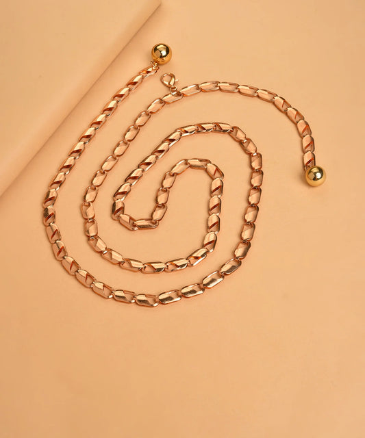 Gold Plated Designer Waist Chain