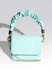 Solid Magnet Lock Hand Bag with Chain detail