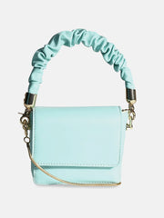 Solid Magnet Lock Hand Bag with Chain detail