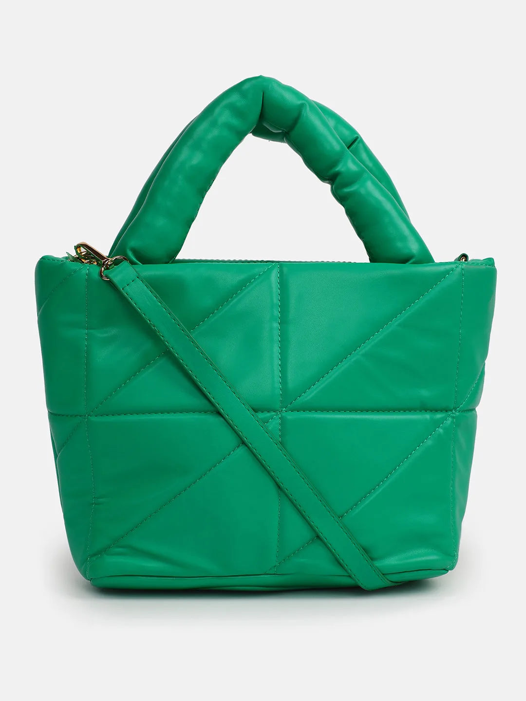 Quilted Zip Lock Hand Bag