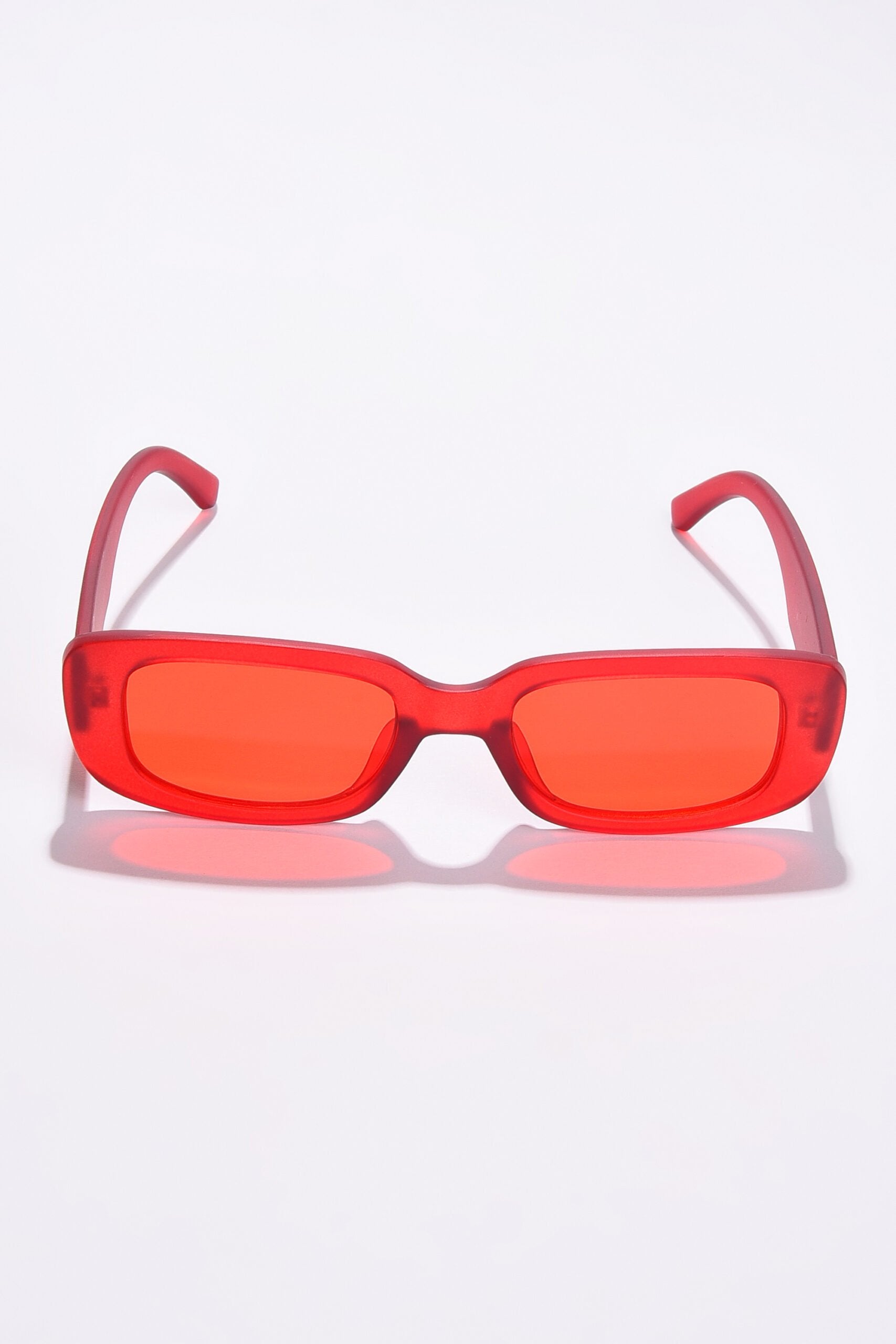 Women Orange Lens Orange Wayfarer Sunglasses