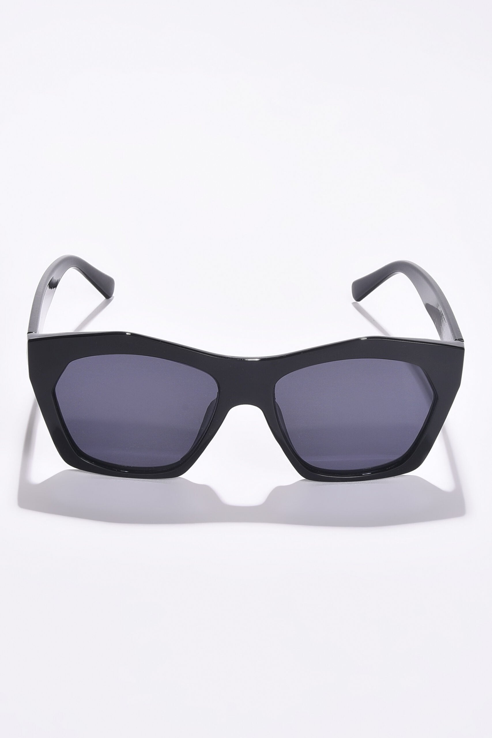 Women Black Lens Black Butterfly Sunglasses