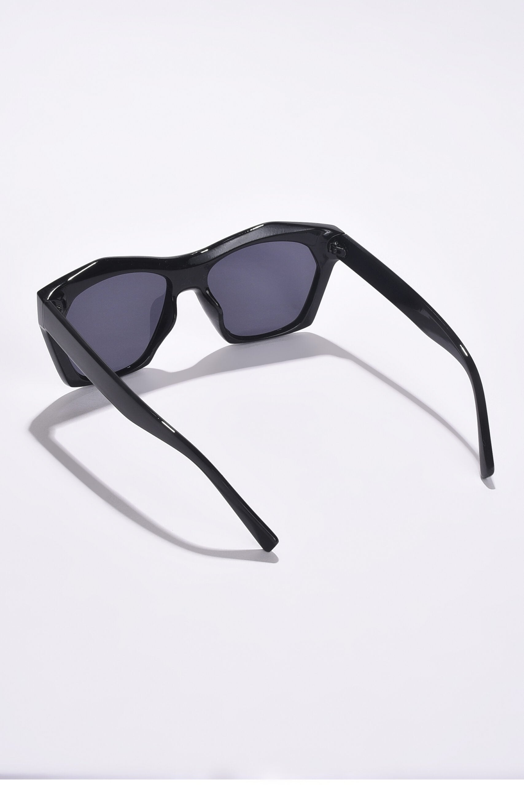 Women Black Lens Black Butterfly Sunglasses