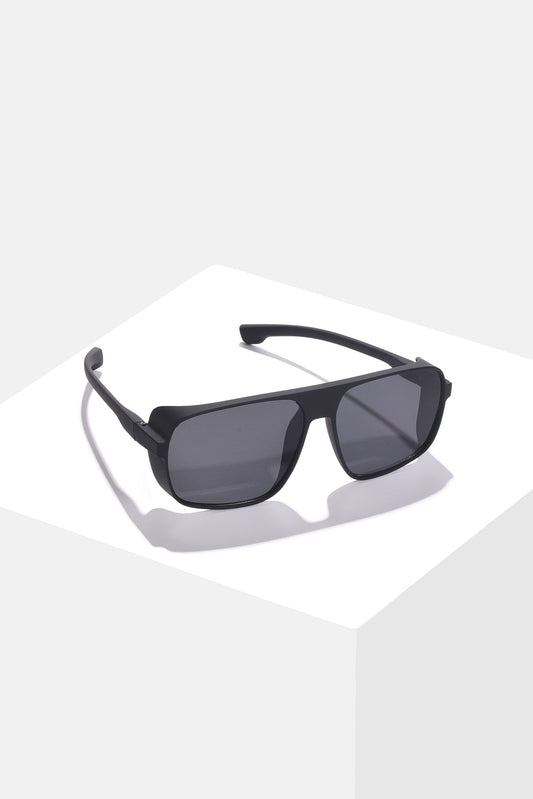 Women Black Lens Black Wayfarer Sunglasses