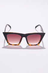 Women Brown Lens Brown Butterfly Sunglasses