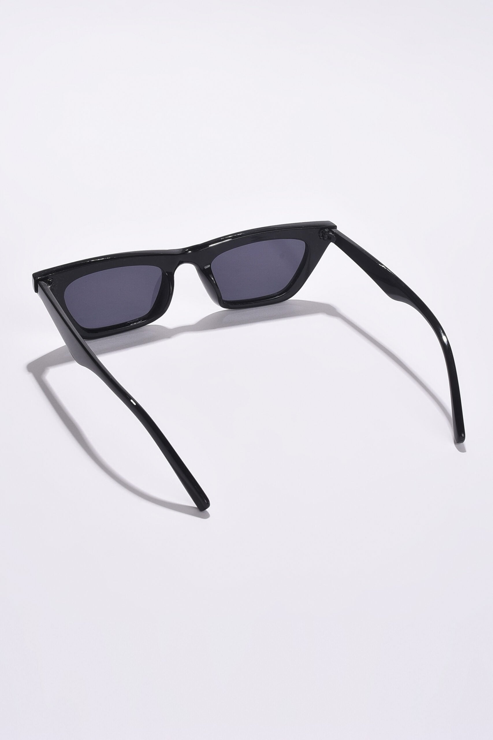 Women Black Lens Black Butterfly Sunglasses