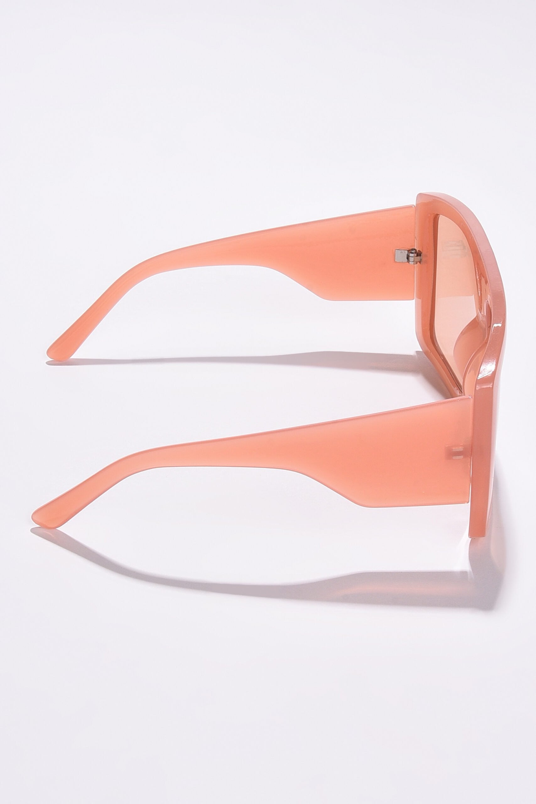 Women Orange Lens Orange Oversized Sunglasses