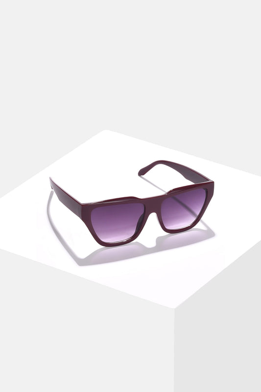 Women Purple Lens Purple Butterfly Sunglasses