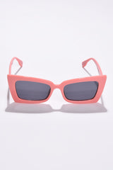 Women Black Lens Pink Butterfly Sunglasses