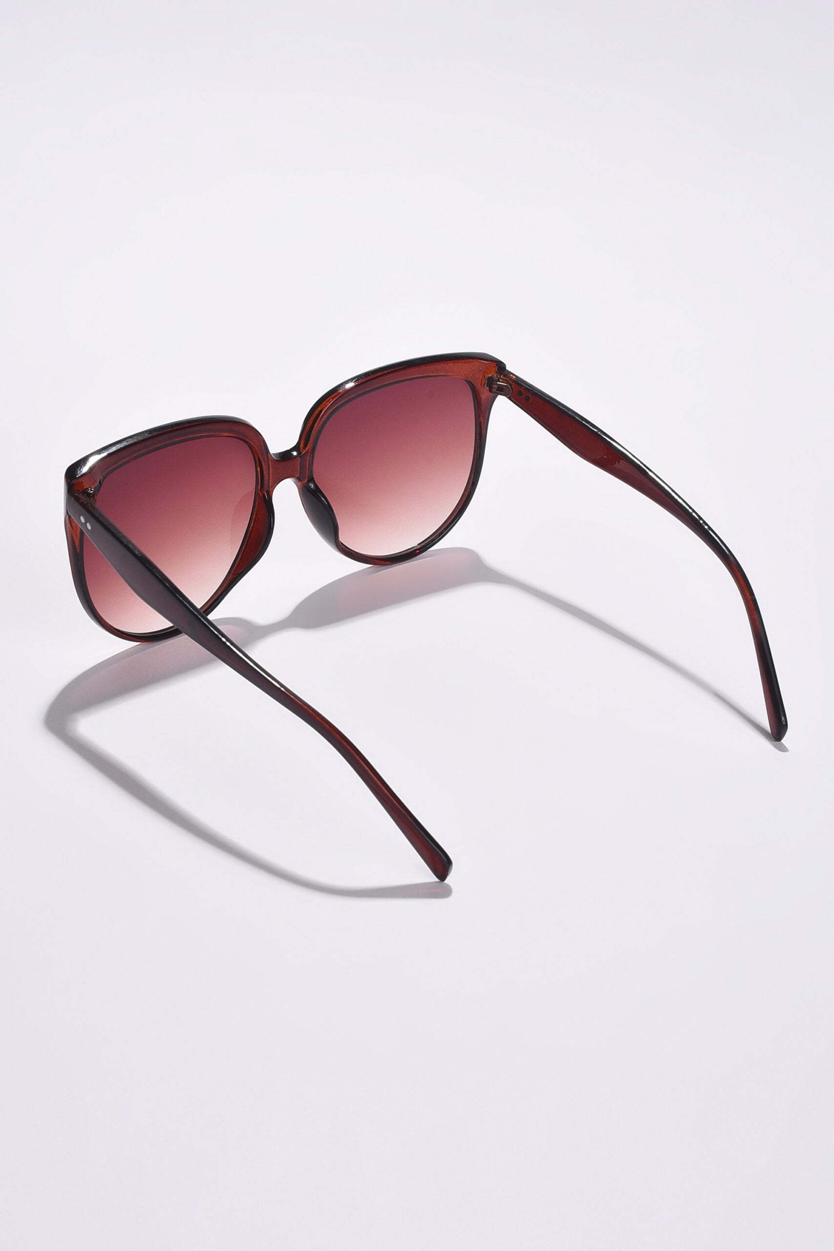 Women Brown Lens Brown Butterfly Sunglasses