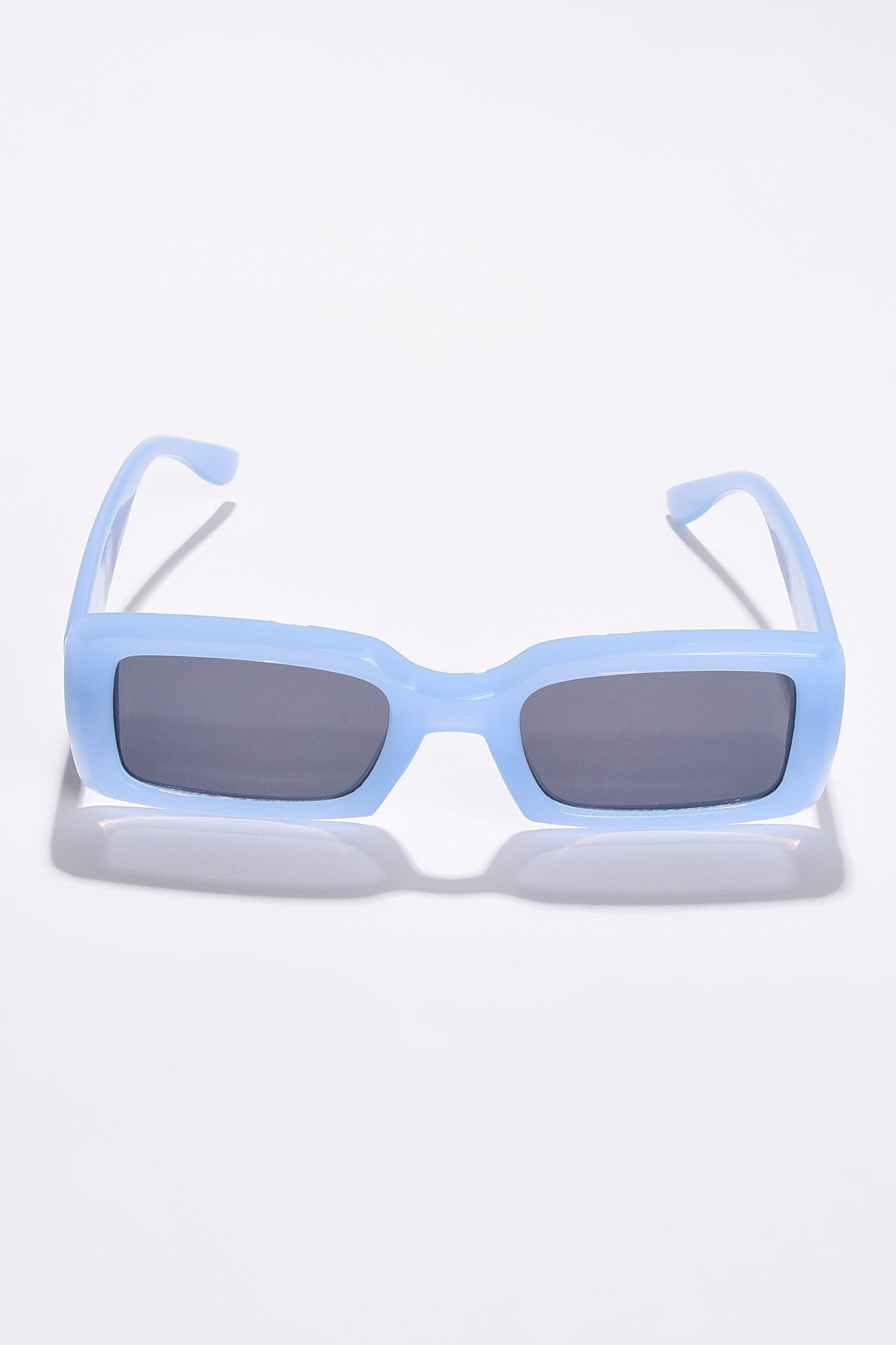 Women Black Lens Blue Wayfarer Sunglasses