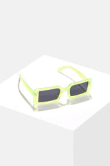 Women Black Lens Green Sports Sunglasses