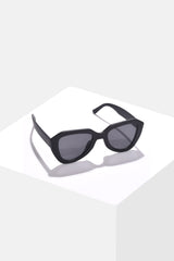 Women Black Lens Black Butterfly Sunglasses