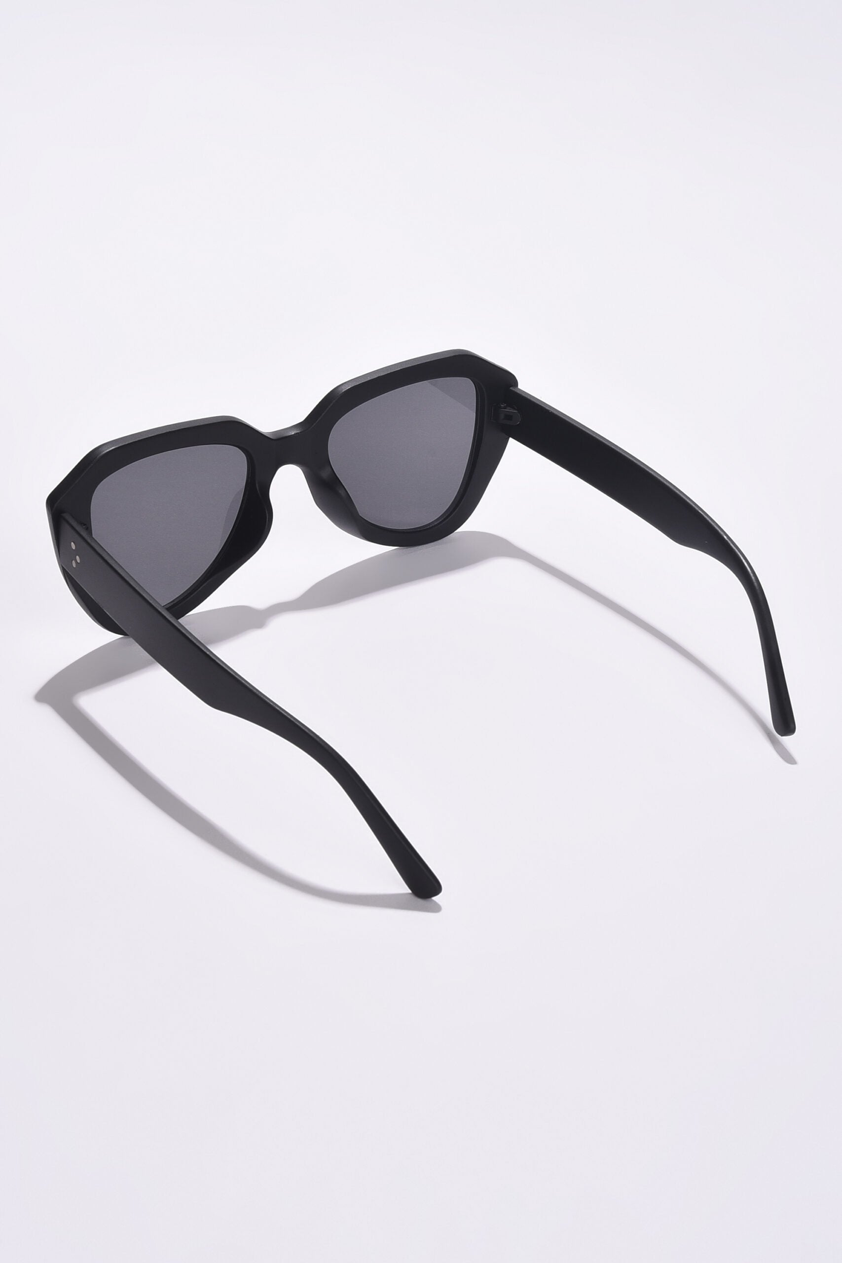 Women Black Lens Black Butterfly Sunglasses