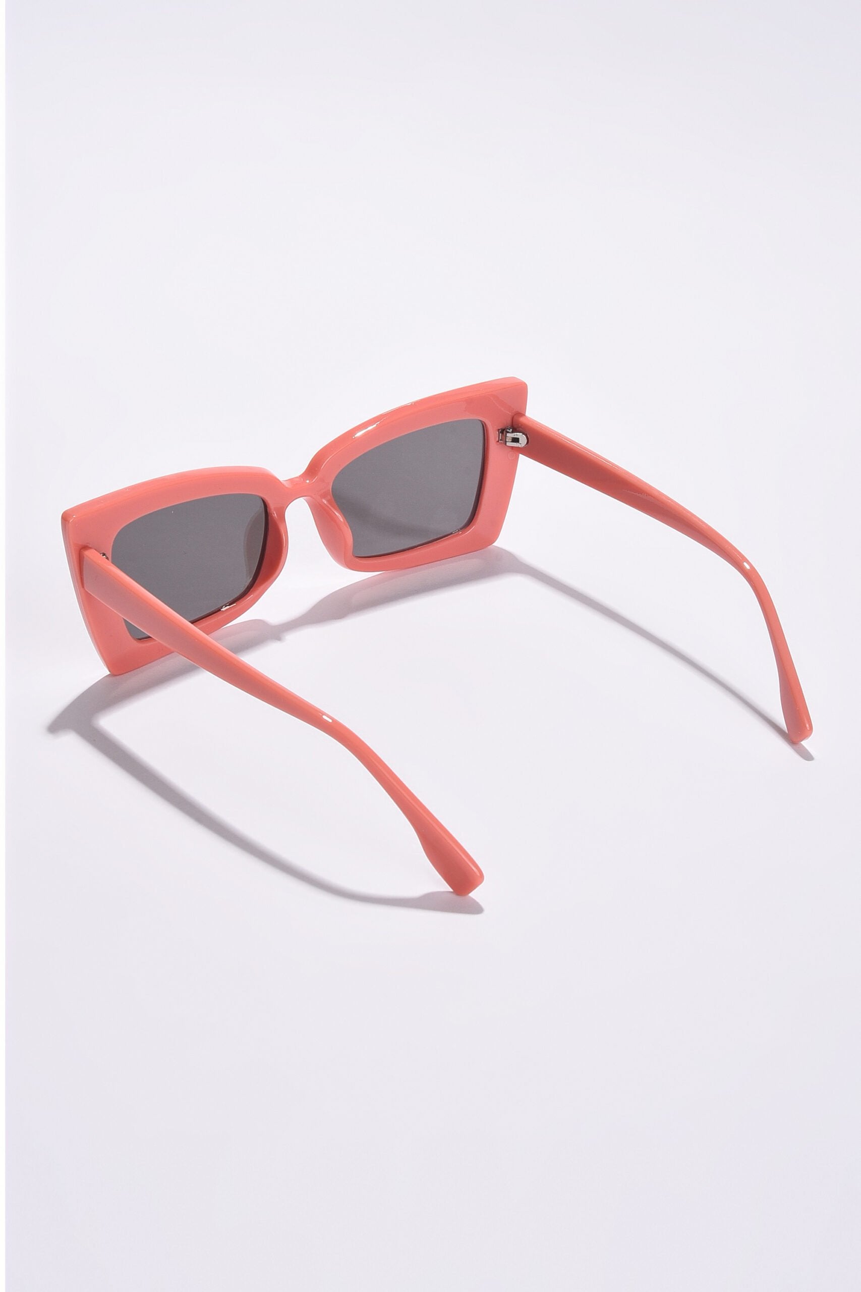 Women Black Lens Pink Butterfly Sunglasses