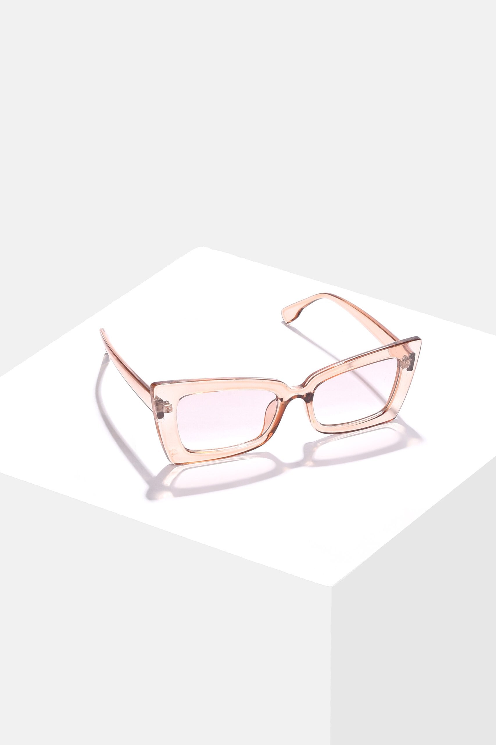 Women Pink Lens Pink Butterfly Sunglasses