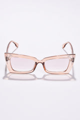 Women Pink Lens Pink Butterfly Sunglasses