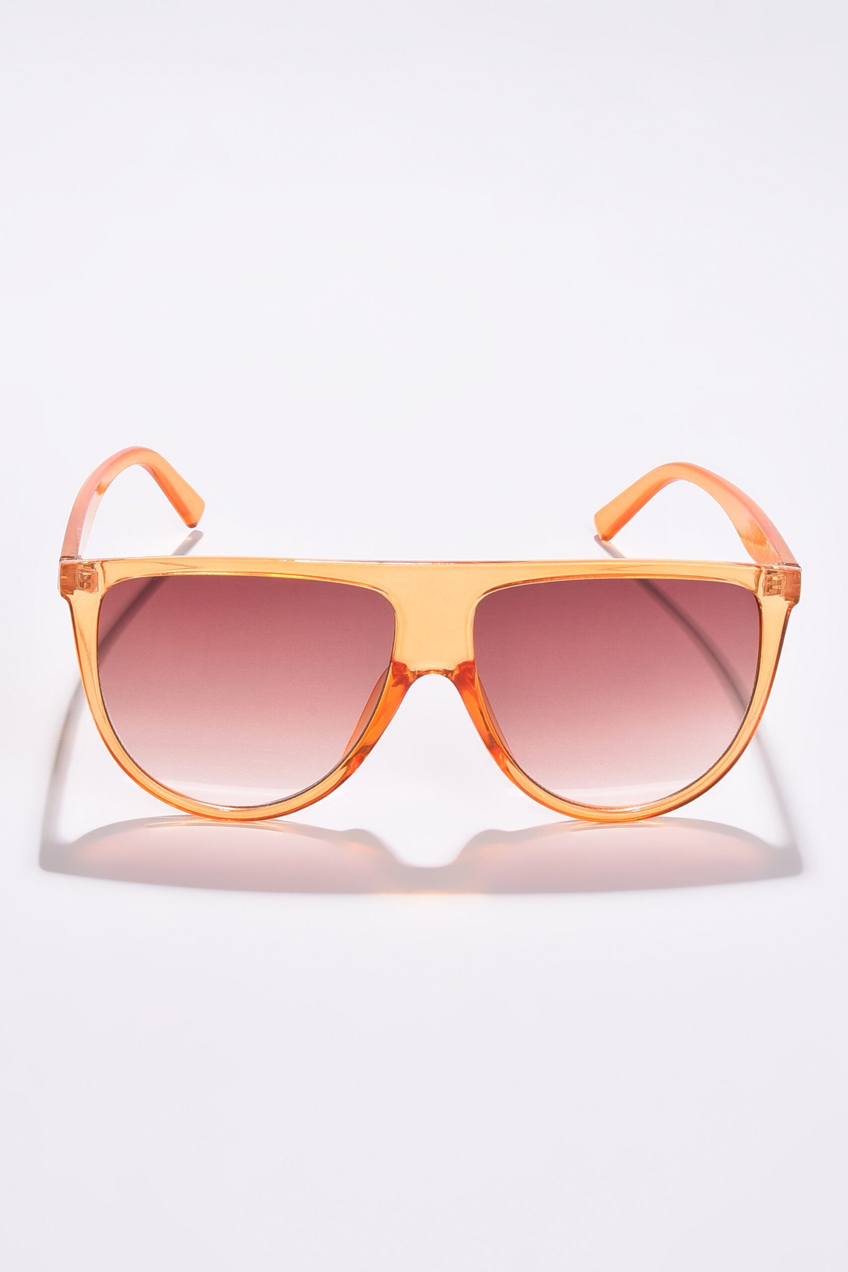 Women Orange Lens Orange Wayfarer Sunglasses