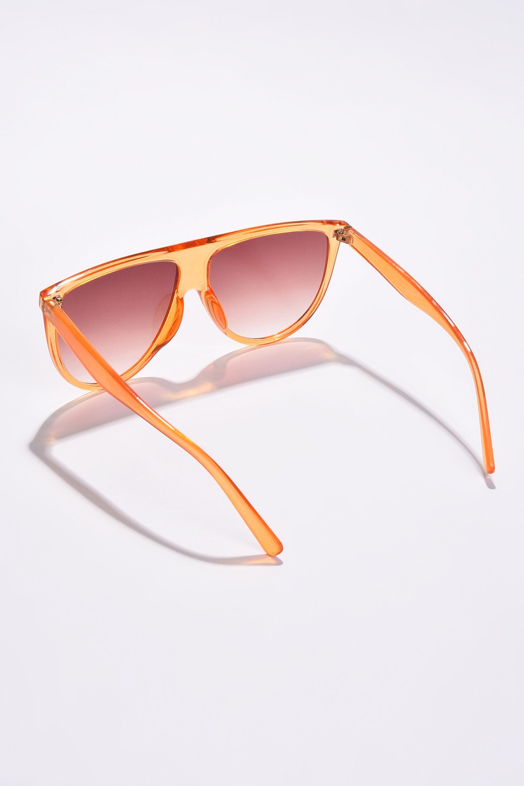 Women Orange Lens Orange Wayfarer Sunglasses