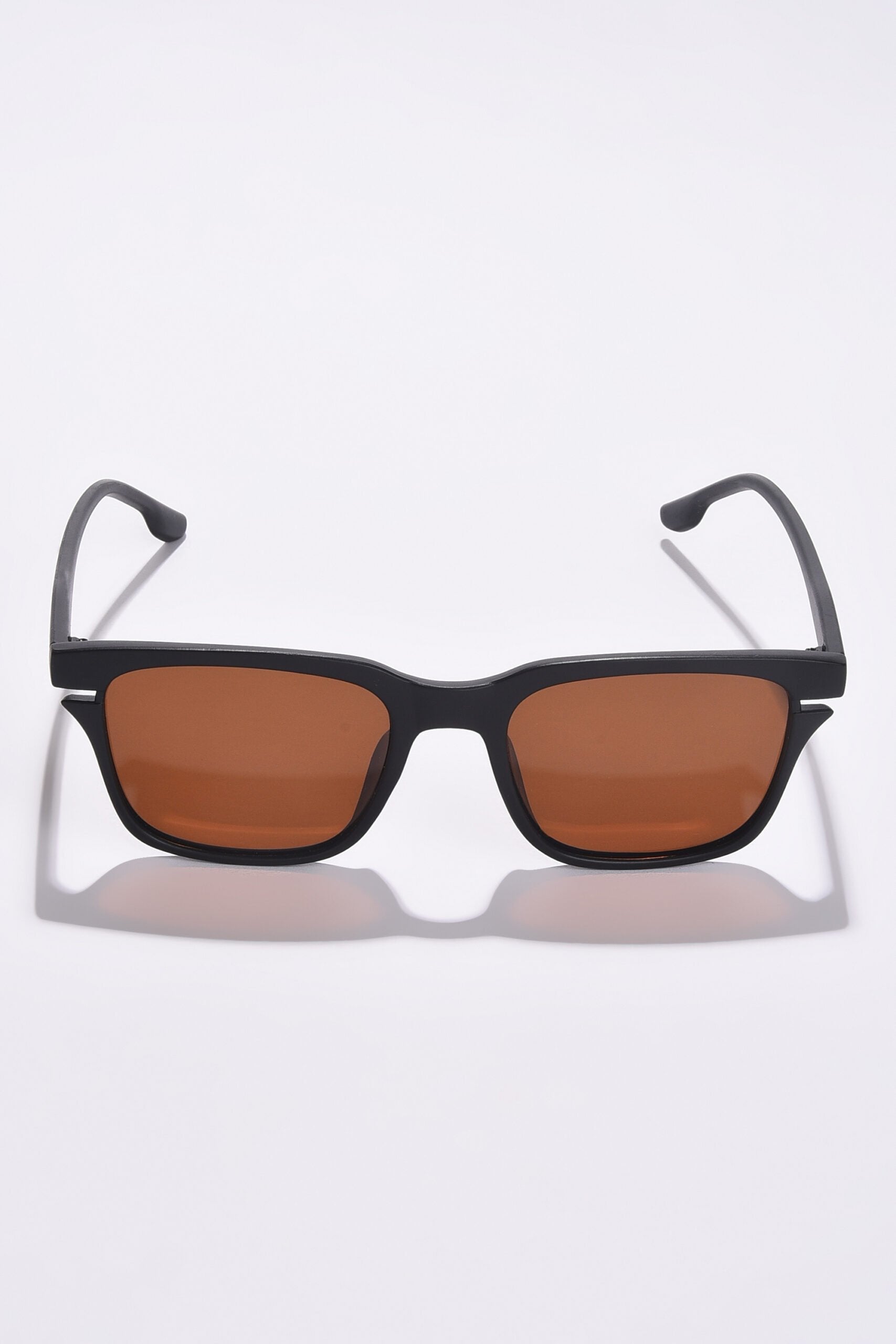 Women Brown Lens Black Butterfly Sunglasses