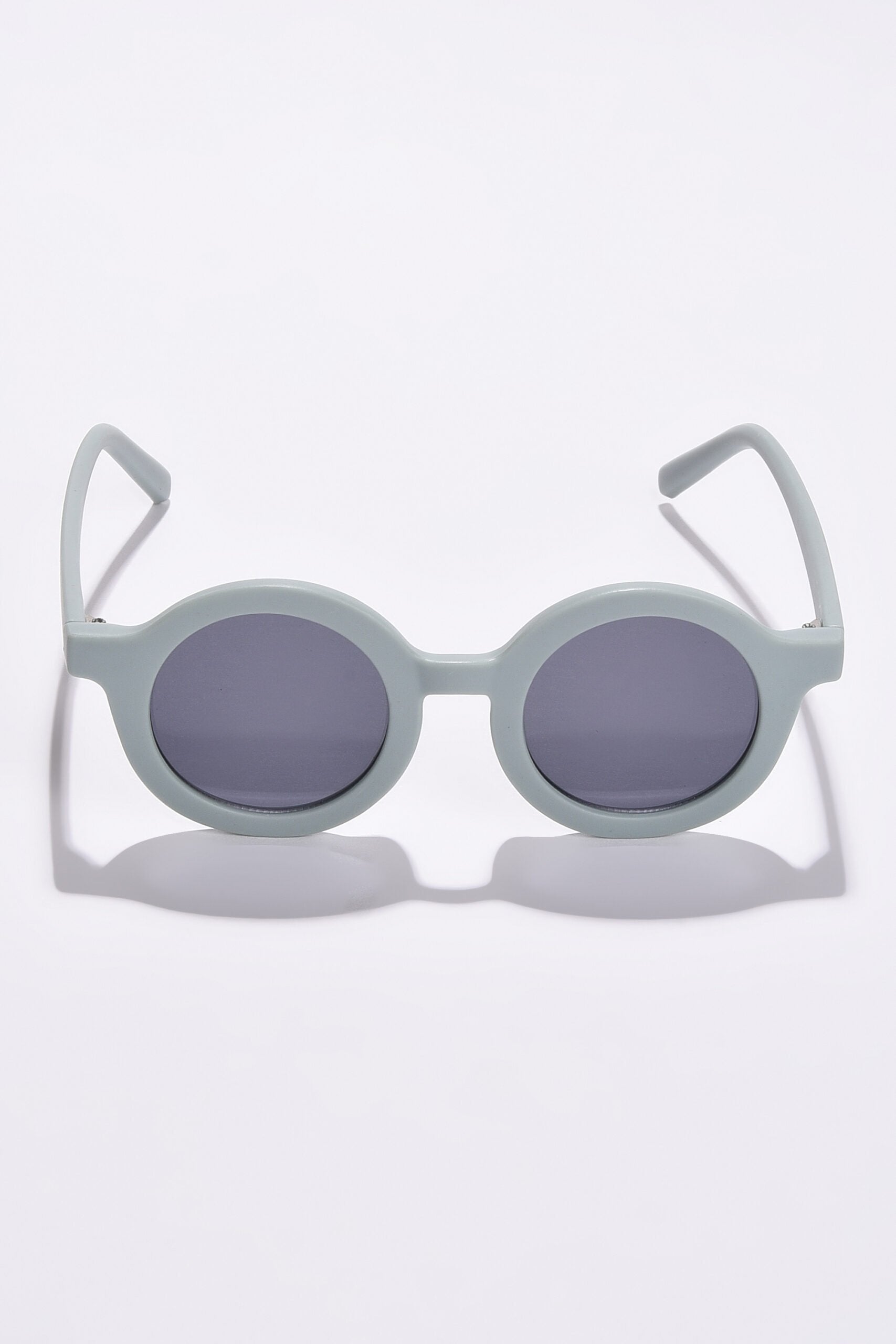 Women Grey Lens Silver-Toned Oval Sunglasses