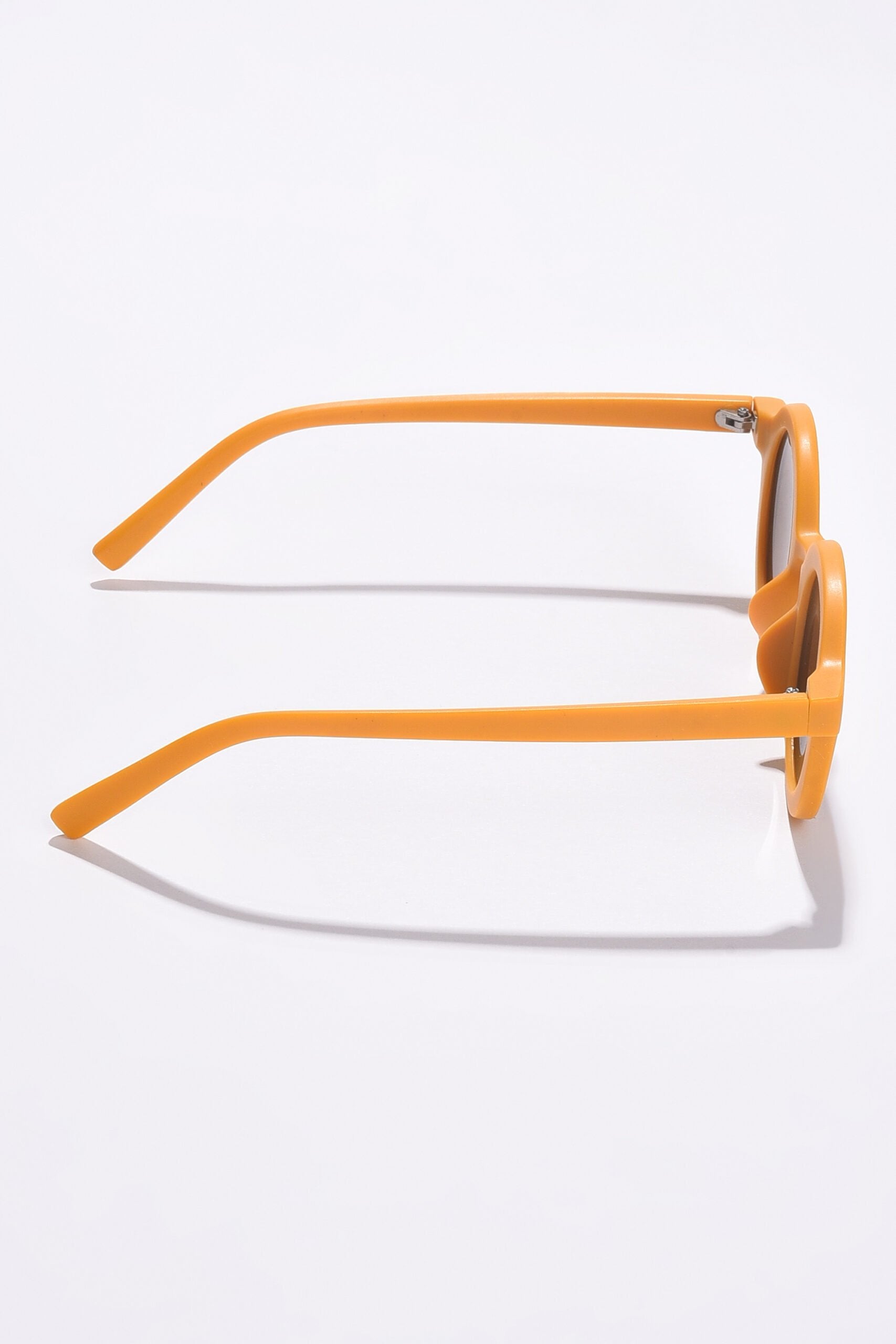 Women Orange Lens Orange Oval Sunglasses