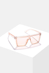 Women Pink Lens Pink Wayfarer Sunglasses