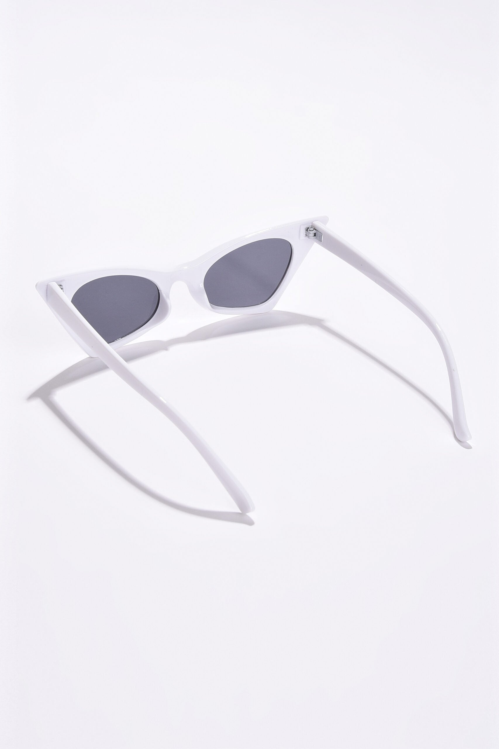 Women Black Lens White Other Sunglasses