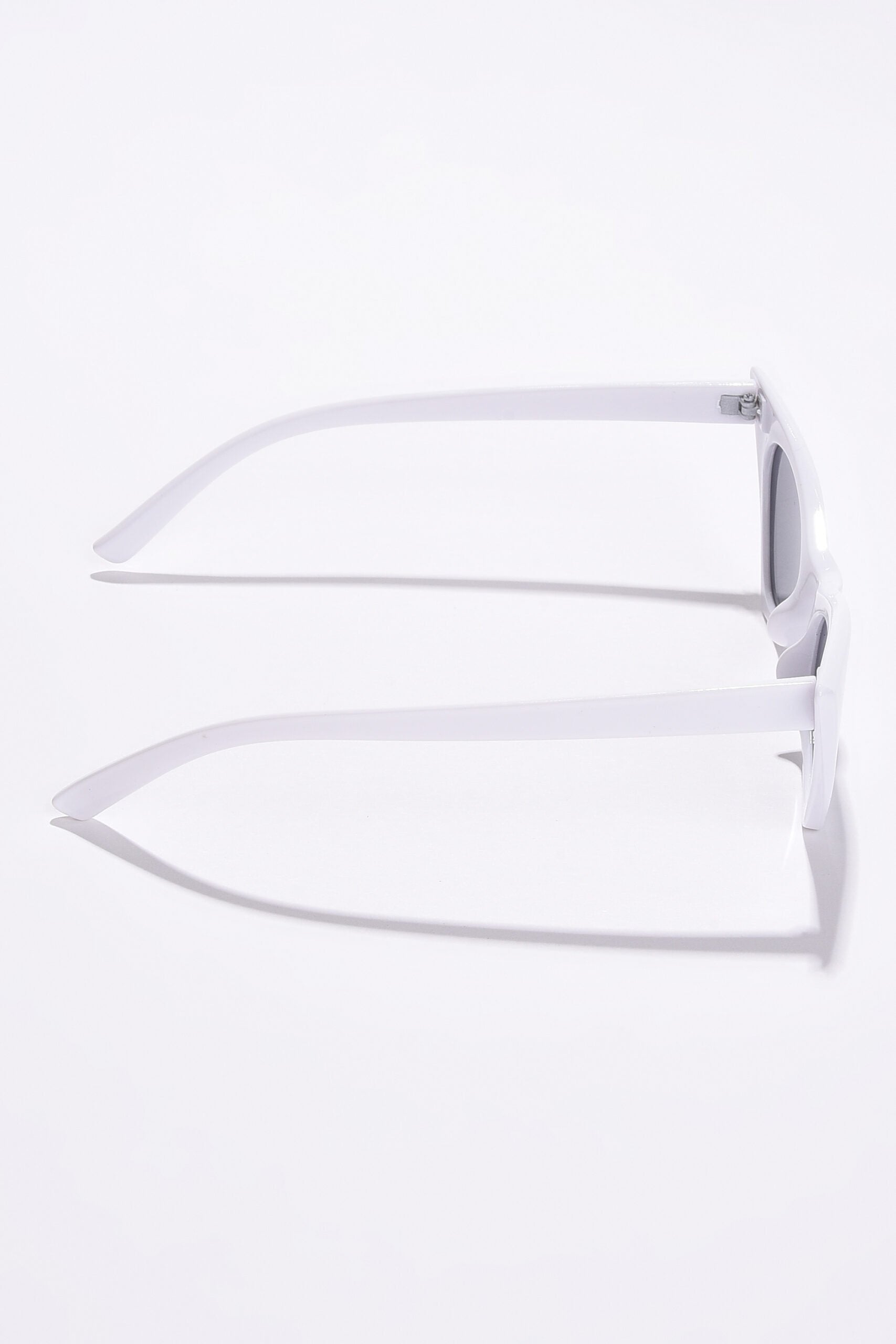 Women Black Lens White Other Sunglasses