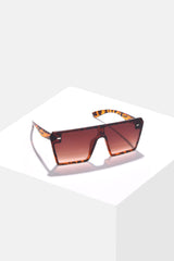 Women Brown Lens Brown Oversized Sunglasses