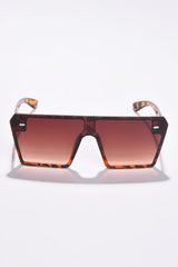 Women Brown Lens Brown Oversized Sunglasses