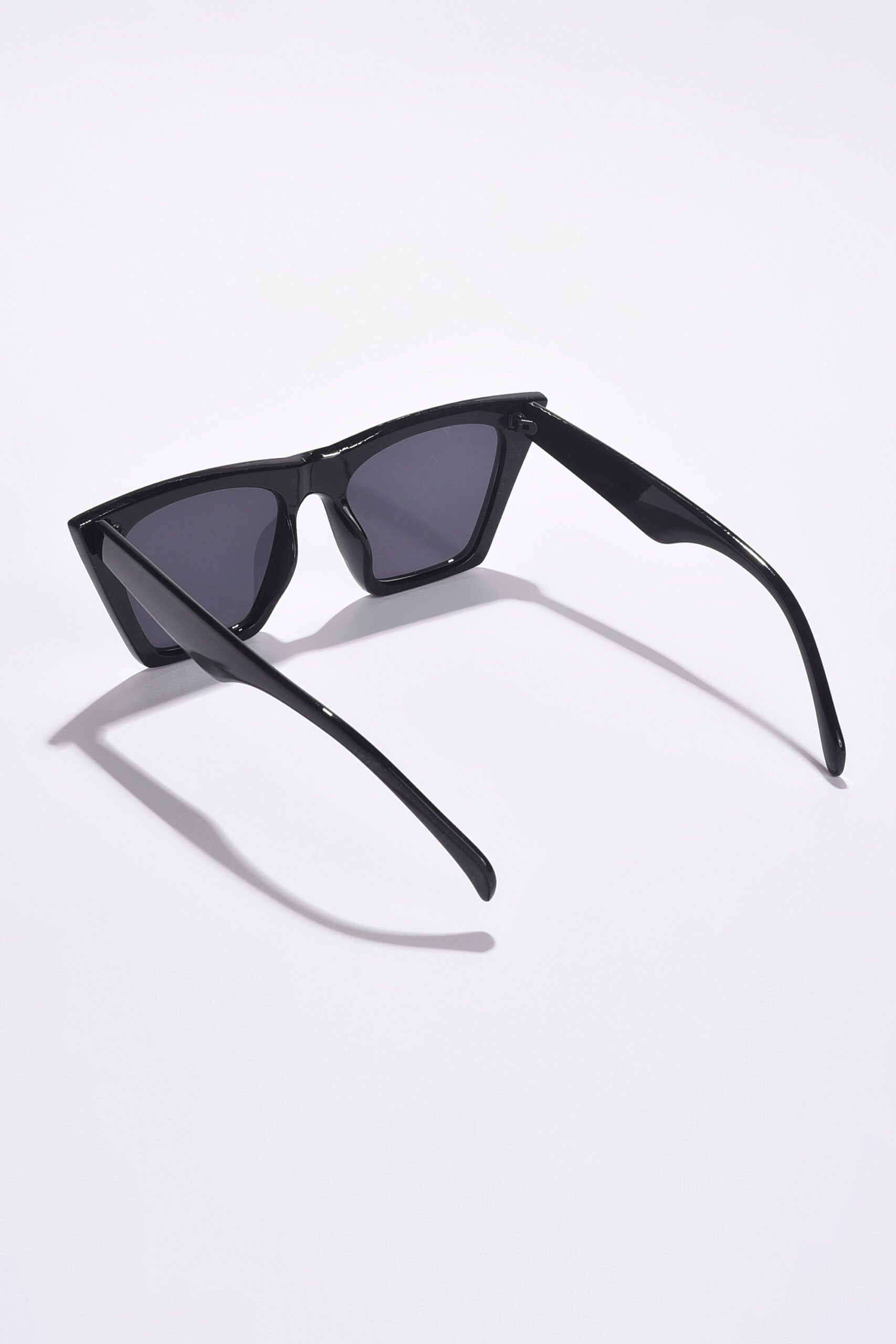 Women Black Lens Black Butterfly Sunglasses