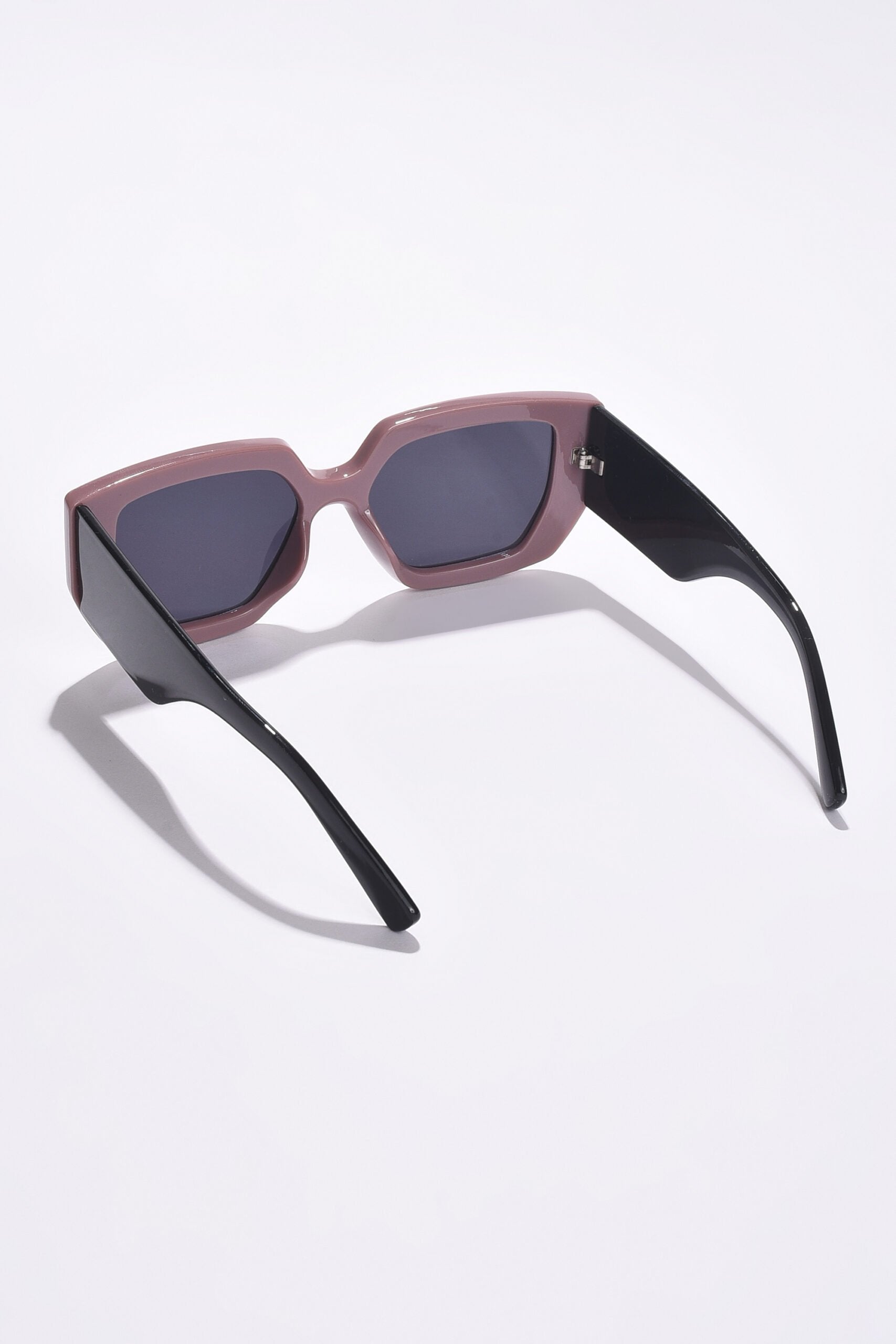 Women Black Lens Brown Wayfarer Sunglasses