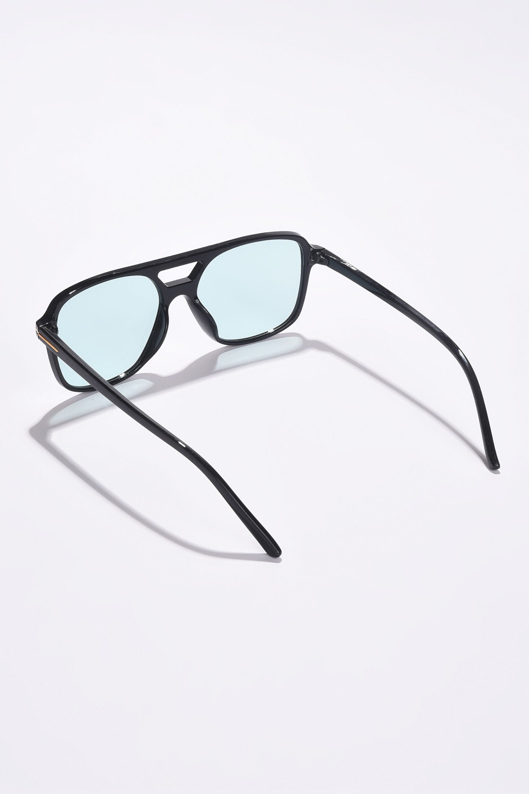 Women Blue Lens Blue Aviator Sunglasses