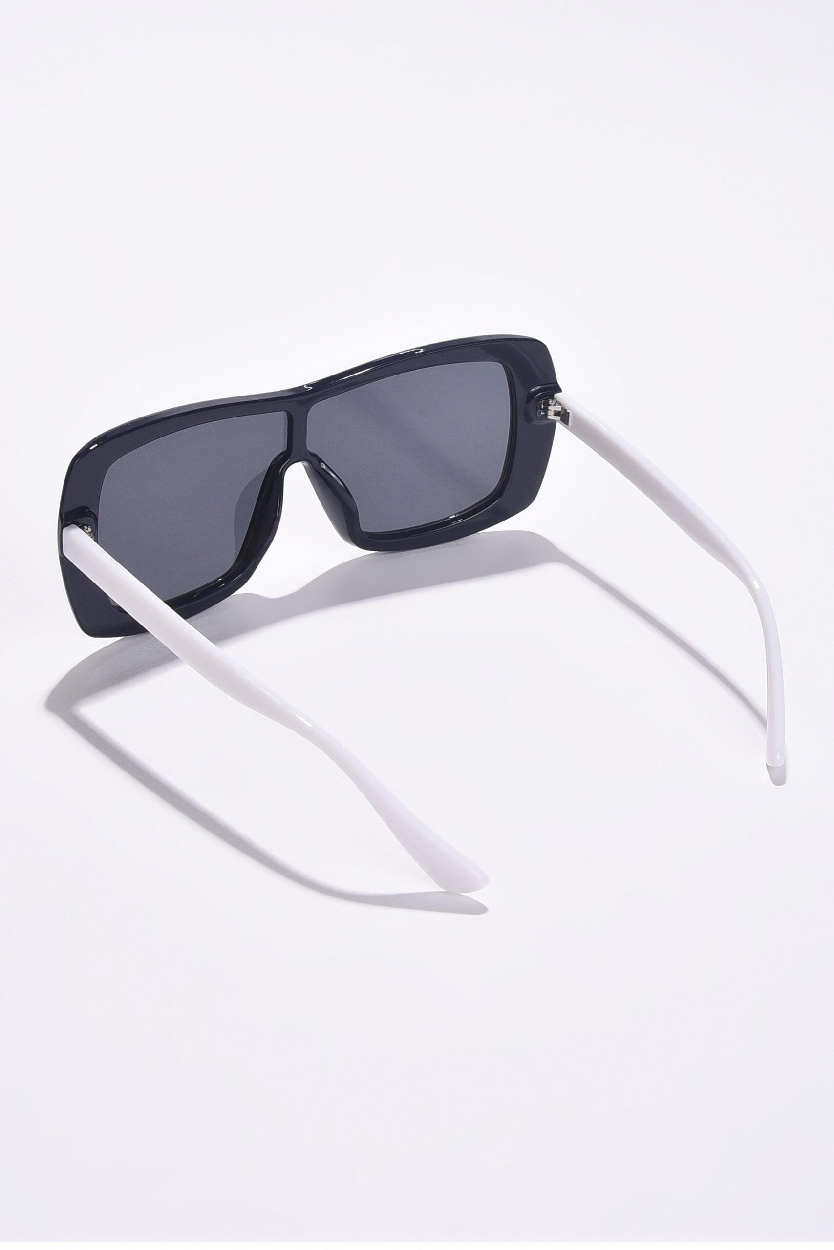 Women Black Lens Black Oversized Sunglasses