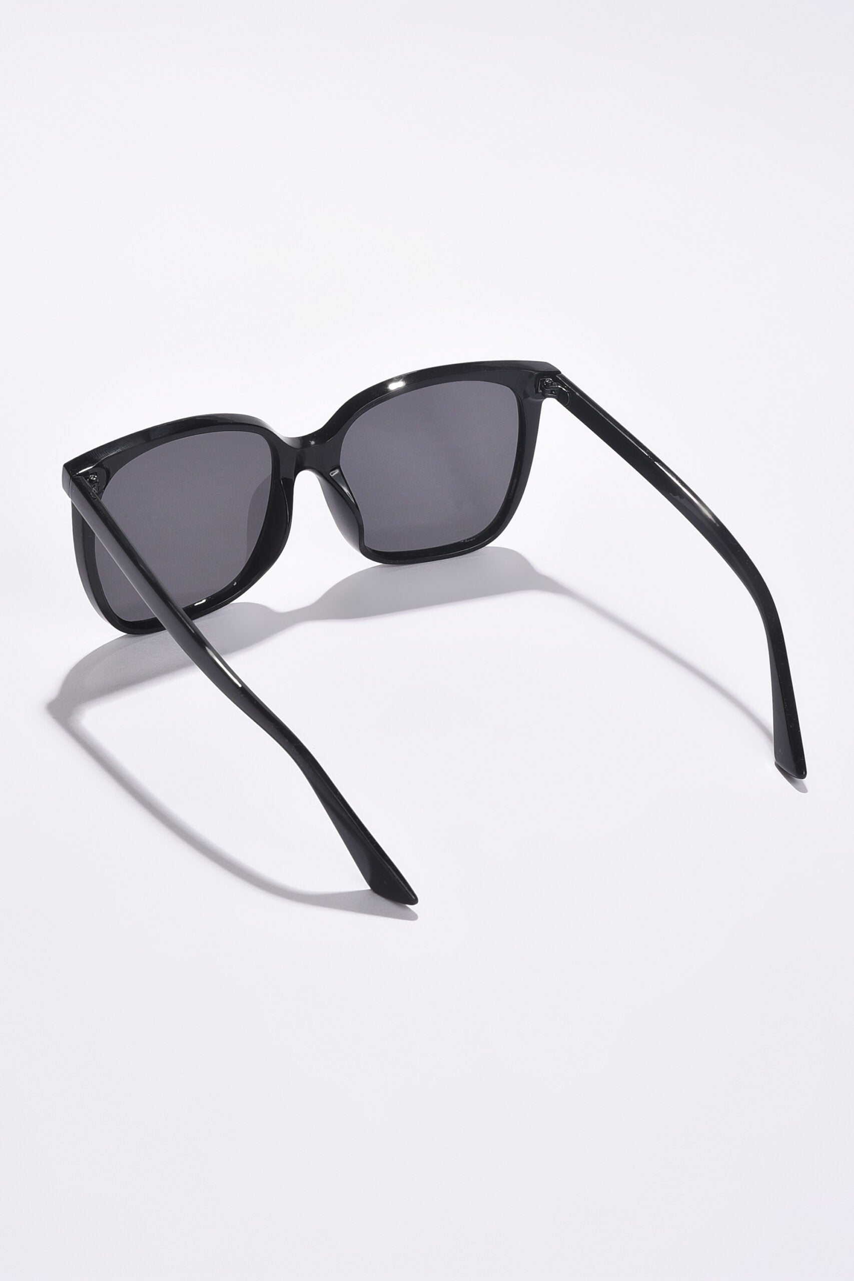 Women Black Lens Black Butterfly Sunglasses