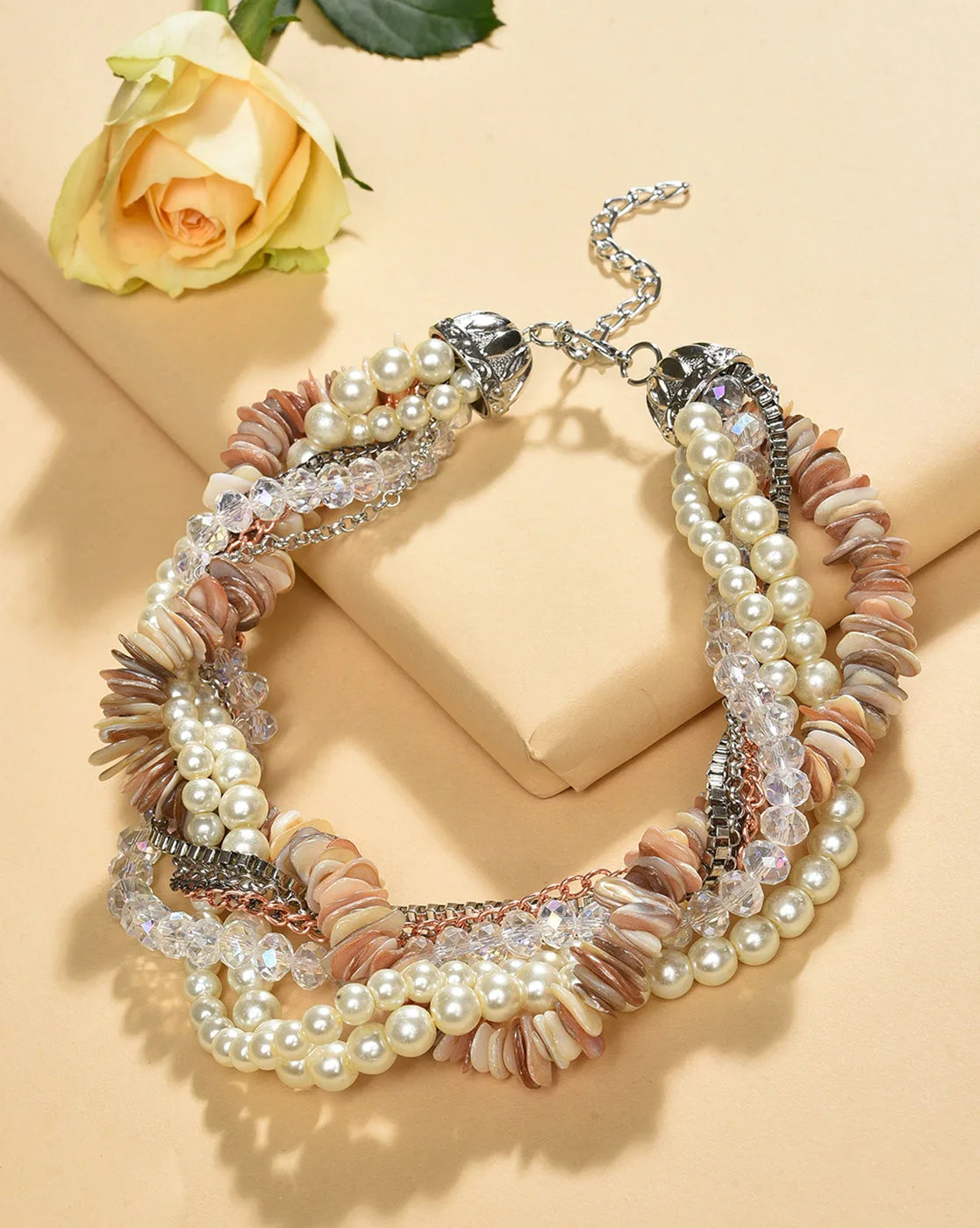 Silver Plated Pearl Bracelet