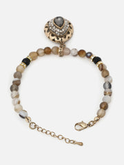 Gold Plated Designer Stone Bracelet