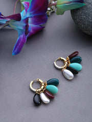 Gold Plated Designer Drop Earrings