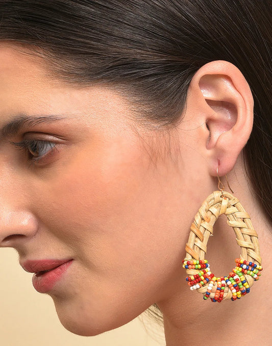 Beaded Designer Boho Drop Earring