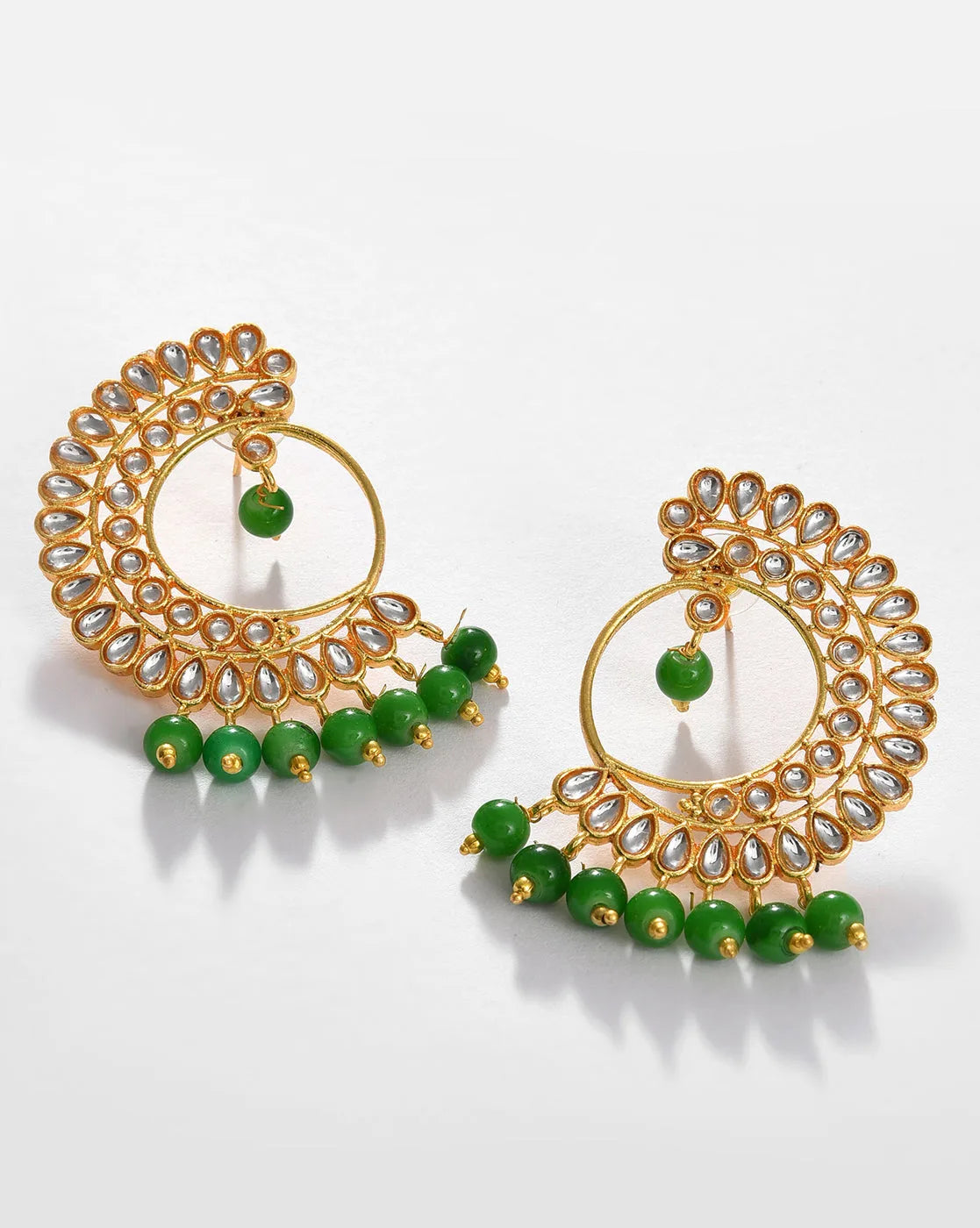 Gold Plated Designer Hoop Earring