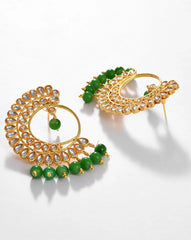 Gold Plated Designer Hoop Earring