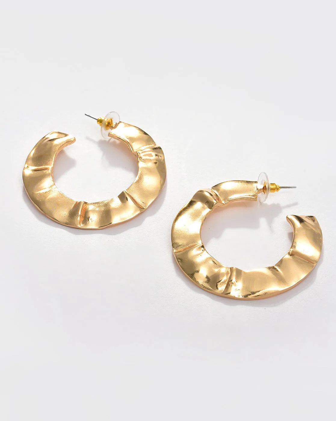 Gold Plated Designer Hoop Earring