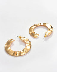 Gold Plated Designer Hoop Earring