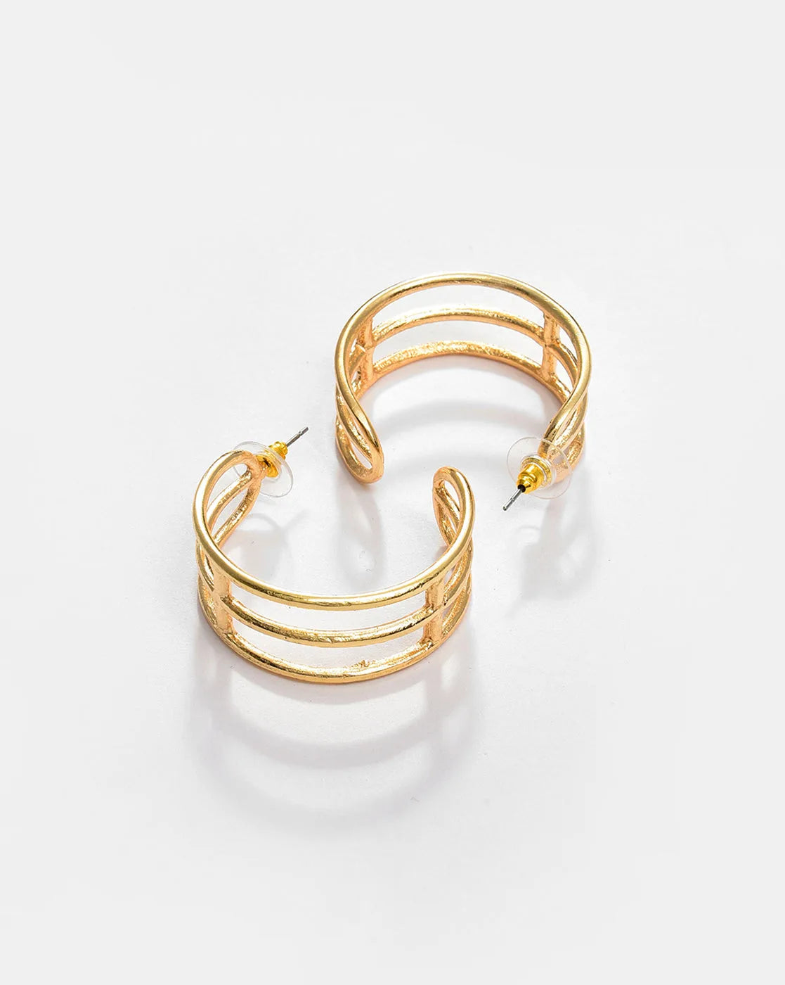 Gold Plated Designer Hoop Earring